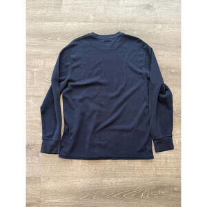Polo Ralph Lauren Size XL Thermal Shirt Mens Waffle Long Sleeve Navy Blue